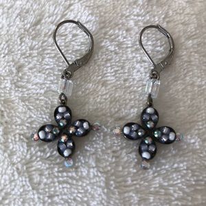 Ayala Bar Blue Beaded Earrings